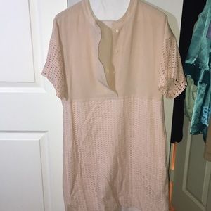 Madewell small silk bodice dress